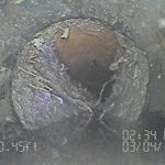 dirty sewer pipe